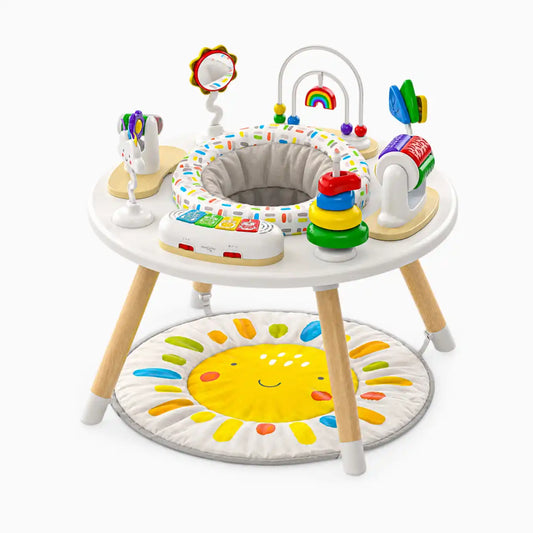 4-in-1 Montessori Inspired Wooden Activity Center & Table