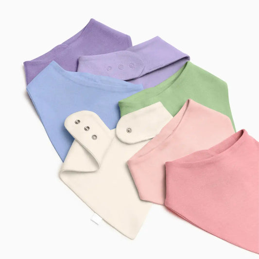 Organic Cotton Bandana Bib (7 Pack)