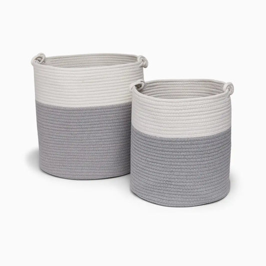 Large & Medium Rope Basket Set