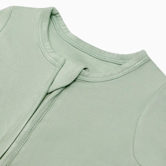 Bamboo Viscose Solid 2-Way Zip Footie