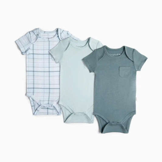 Bamboo Viscose Bodysuit with Pocket (3 Pack)