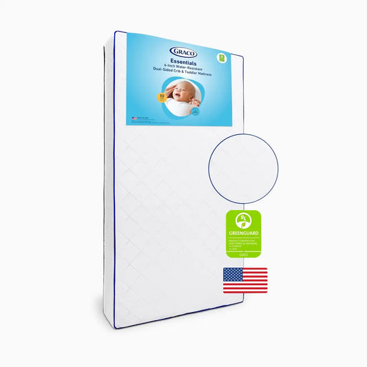 Essentials 6-Inch Water-Resistant Dual-Sided Crib & Toddler Mattress