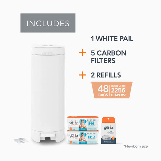 Deluxe Diaper Pail Gift Set