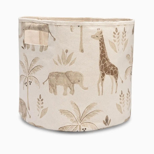 Cotton Canvas Storage Bin
