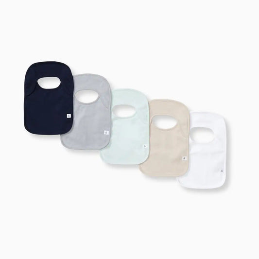Organic Lap Shoulder Bibs (5 Pack)