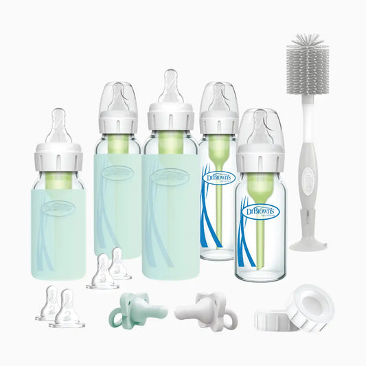 Options+ Narrow Glass Baby Bottle Starter Gift Set