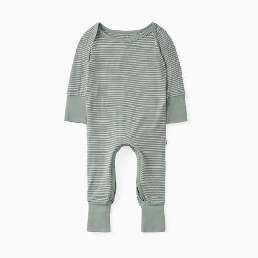 Lap Shoulder Crescent Zippy Footie