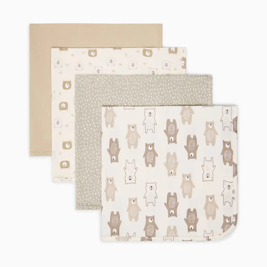 Receiving Blanket 4 Pack Set