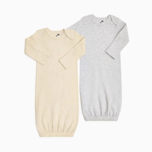 Organic Cotton Solid Gowns (2 Pack)