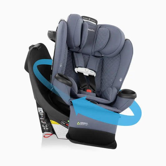 Revolve360 Extend All-in-One Rotational Car Seat with Green & Gentle Fabric