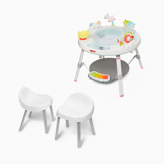 3-Stage Activity Center and Kid Chairs Bundle