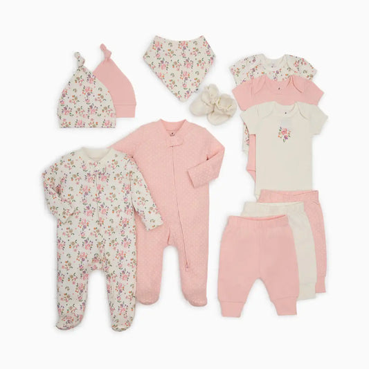 Newborn Essentials Organic Cotton 12-Piece Gift Set
