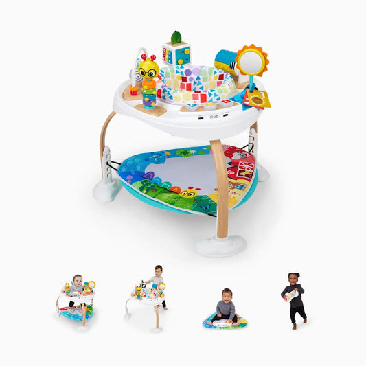 4-in-1 Discover More Baby Activity Jumper & Table, Montessori-inspired