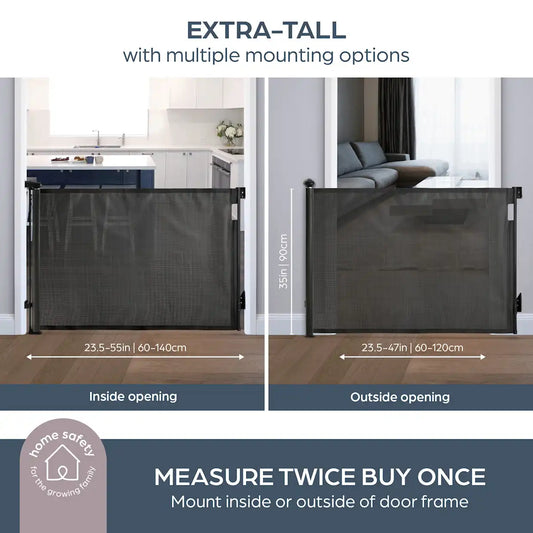 Glide 'N Hide Extra Tall Retractable Baby Gate