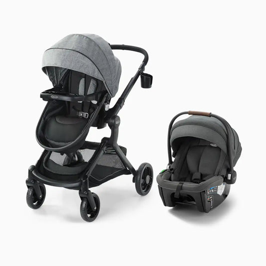 Modes Nest Stroller and GoMax Baseless Infant Car Seat Bundle