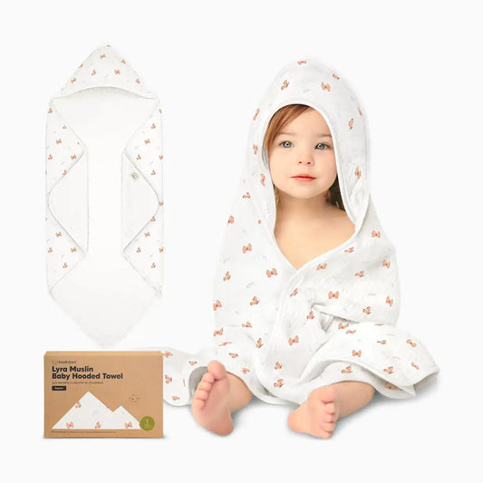 Lyra Muslin Hooded Towel