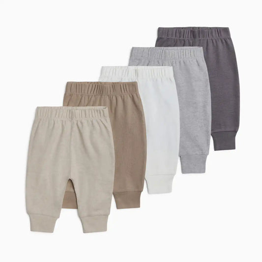 Organic Cotton Solid Pants (5 Pack)