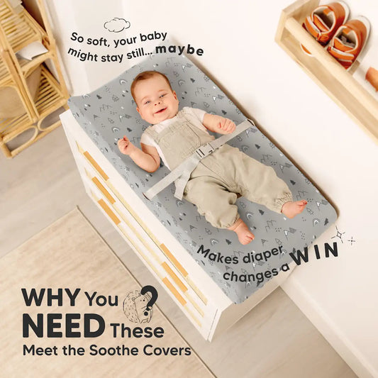 2-Pack Soothe Changing Pad Covers