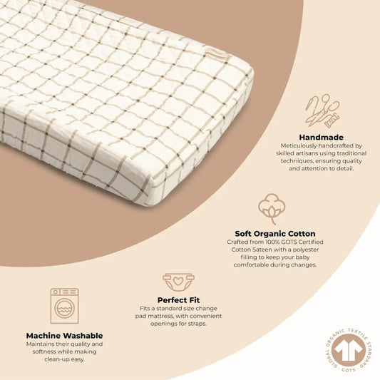Avery Organic Cotton Change Pad Cover