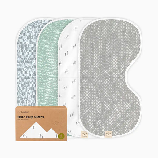 Hallo Burp Cloths (4 Pack)
