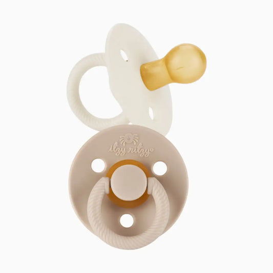 2-Pack Natural Rubber Pacifiers