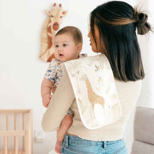 Cotton Muslin and Terry Burp Cloth Set (3 Pack)