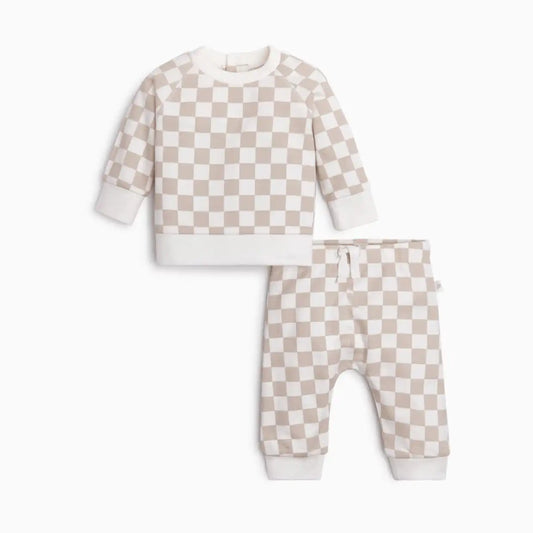 Organic French Terry Sweatshirt and Jogger Set