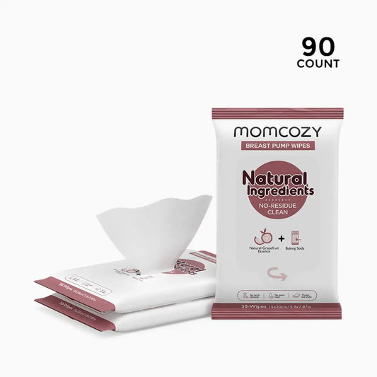 Momcozy Natural Breast Pump Wipes (3 Pack)