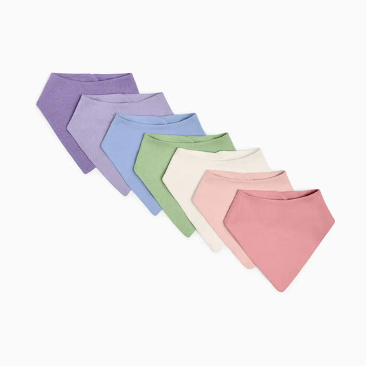 Organic Cotton Bandana Bib (7 Pack)