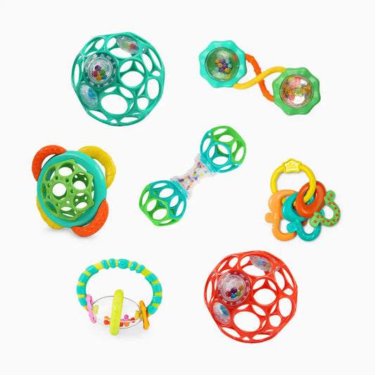 Soothers & Shakers 7-Piece Baby Toy Gift Set