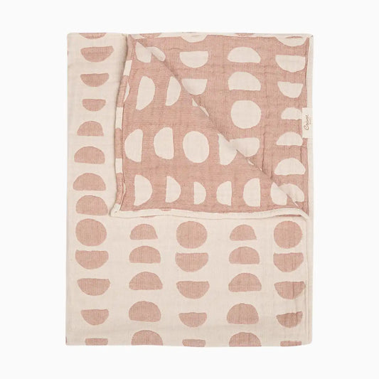 Cotton Muslin Jacquard Blanket