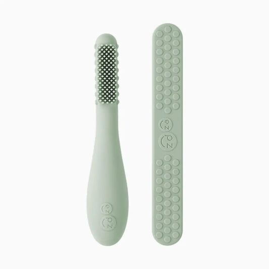 Baby-Led Toothbrush + Sensory Tongue Depressor Dual Pack