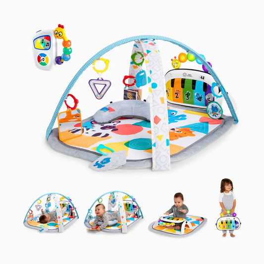 Kickin Tunes Music & Language Discovery Gym & Take Along Musical Baby Toy, Ages 0+ Months