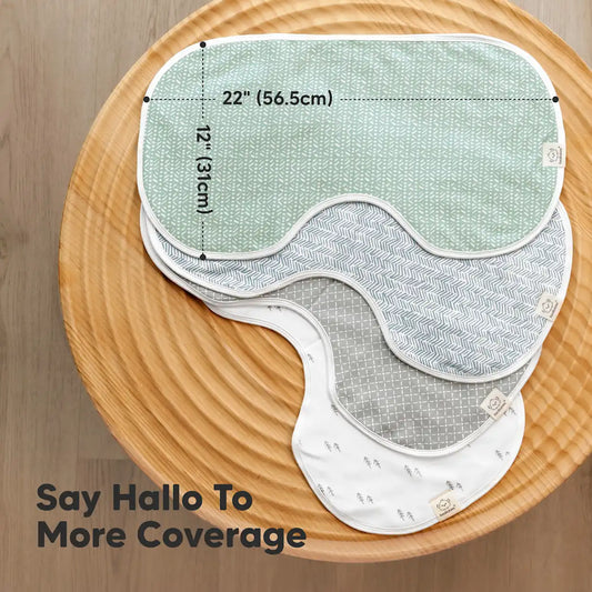Hallo Burp Cloths (4 Pack)
