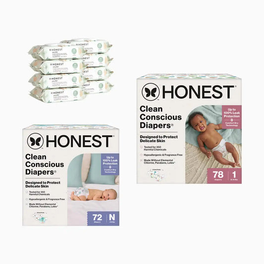 Newborn Diapers & Wipes Starter Bundle