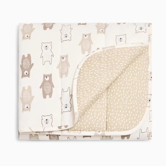 Organic Cotton Quilted Blanket