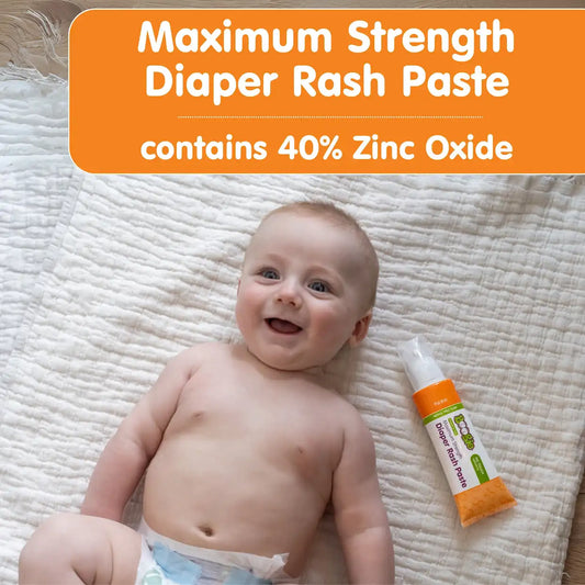 No-Touch Maximum Strength Diaper Rash Cream with Spatula Applicator in Tube