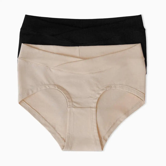 Bamboo Viscose Maternity Hipster Panties (2 Pack)