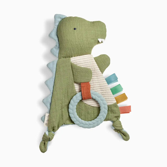 Bitzy Crinkle Sensory Crinkle Toy with Teether