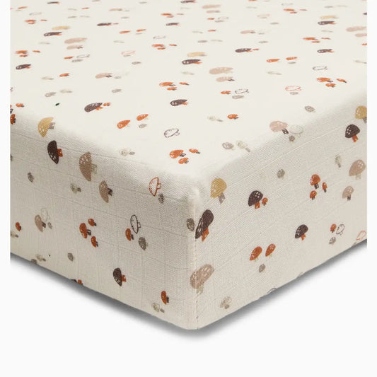 Organic Cotton Muslin Crib Sheet