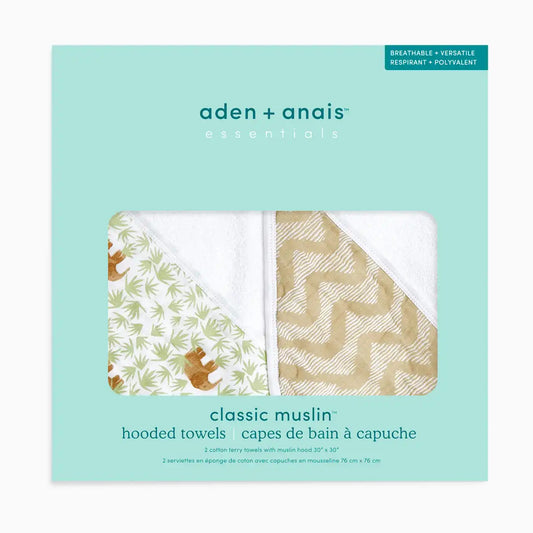 Essentials Hooded Towels (2 Pack)