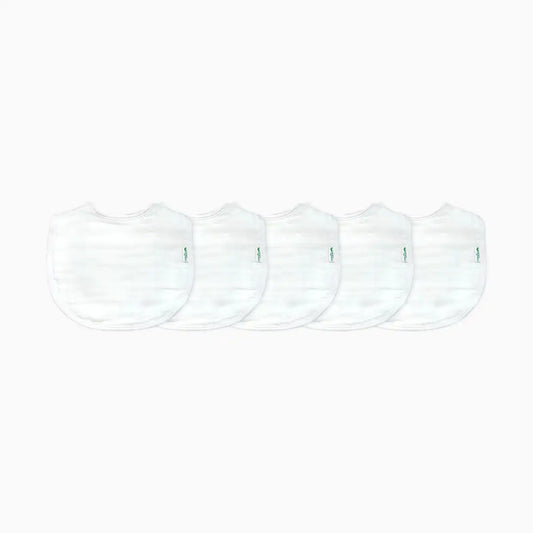 Organic Muslin Bibs (5 Pack)
