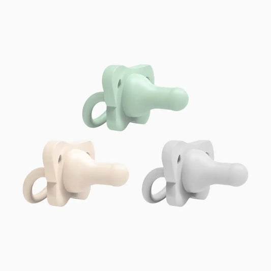 HappyPaci One-Piece Silicone Pacifier (3 Pack)