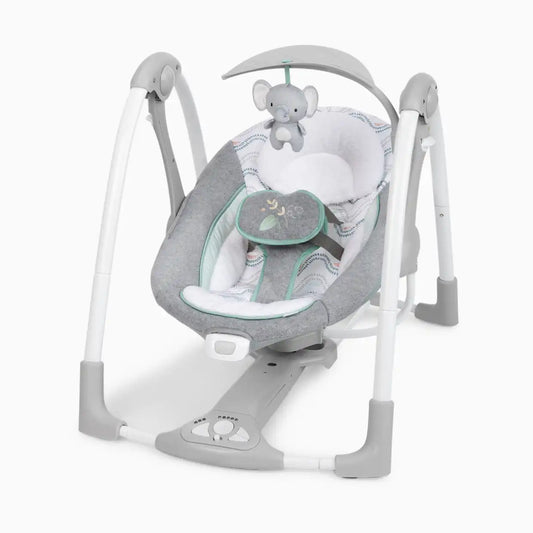 ConvertMe 2-in-1 Compact Portable Baby Swing 2 Infant Seat
