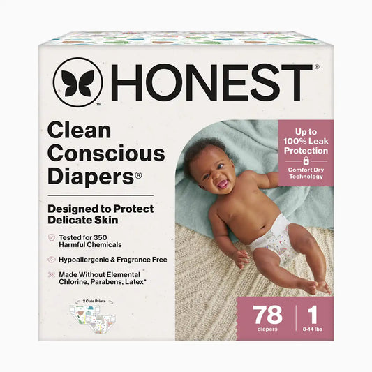 Clean Conscious Disposable Diapers Newborn-Size 2