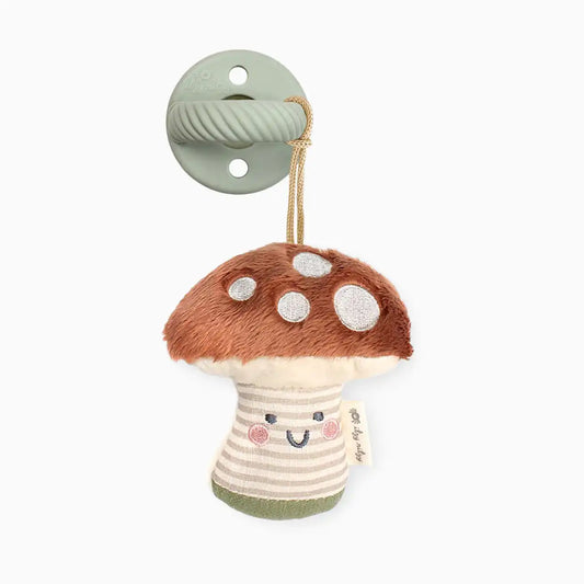Silicone Pacifier and Plush Pal