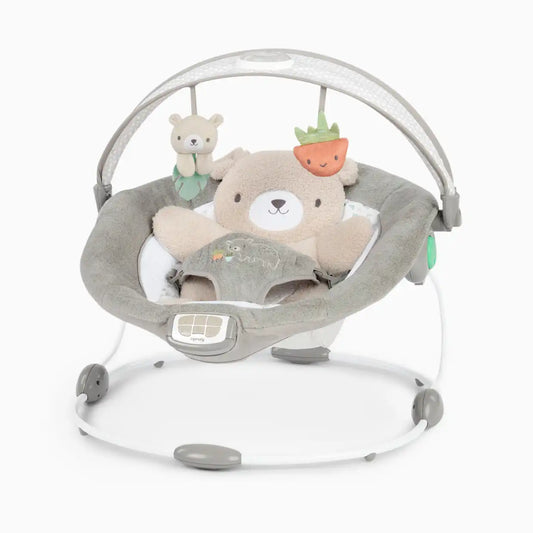 InLighten Baby Bouncer Seat with Light Up Toy Bar