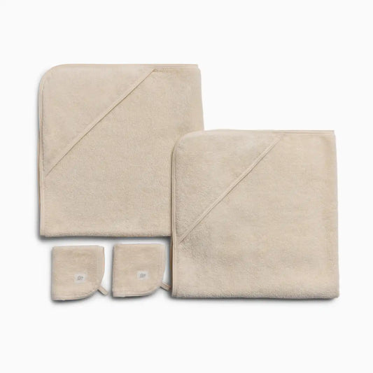 Organic Cotton Towel and Washcloth 4-Piece Set