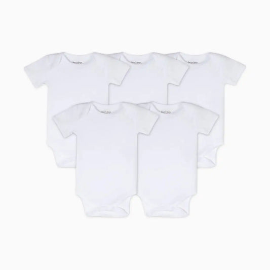Organic Short Sleeve Bodysuit (5 Pack)