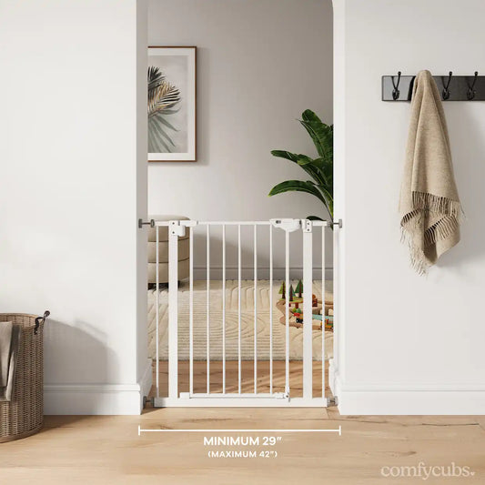 Baby Safety Gate with 3 Extensions